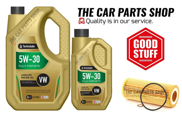 FITS BMW 3 SERIES 320D E46 SERVICE KIT 6 LITRES ENGINE OIL 5W30 + OIL FILTER