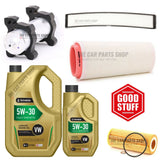 FITS BMW 3 SERIES 320D FULL SERVICE KIT ALL NEW FILTER & 6L LONGLIFE 5W30 OIL