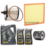 FITS FORD TRANSIT CUSTOM 2.0 V362 SERVICE KIT 7L OIL FUEL AIR & OIL FILTER PACK