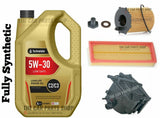SERVICE KIT FOR PEUGEOT 307 5 LITRES OIL + OIL AIR FUEL FILTER **NEW**