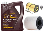 FOR VW POLO MK5 1.2 TDI 10-14 SERVICE KIT 5L 5W30 OIL + OIL AND AIR FILTER