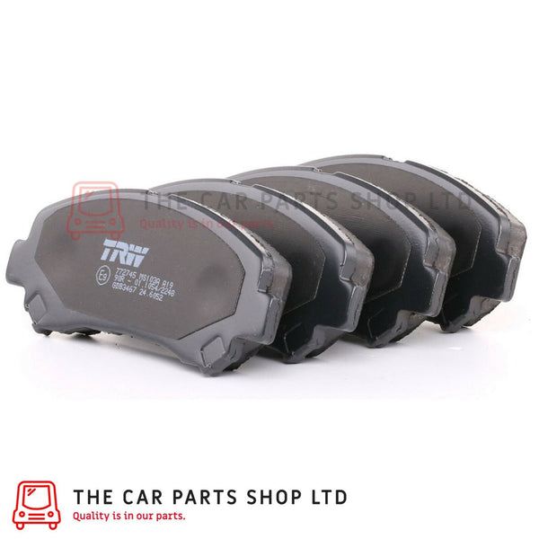 FOR NISSAN QASHQAI 1.6 PETROL 07-13 FRONT TRW BRAKE PADS SET BRAND NEW