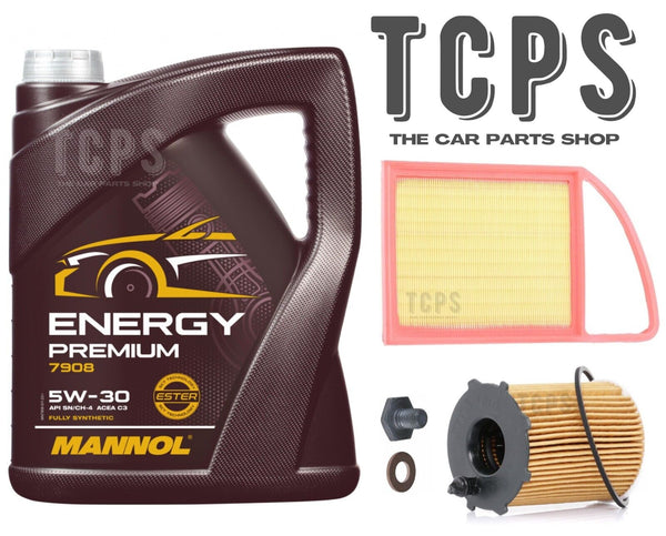 FOR PEUGEOT PARTNER 1.6 DIESEL 2014> SERVICE KIT 5L C2/C3 5W30 OIL & AIR OIL