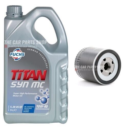 FOR CHEVROLET LACETTI 1.6 PETROL 04> SERVICE KIT 5L 10W40 OIL & OIL FILTER