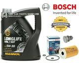 FITS CHEVROLET AVEO 1.4 2006+ BOSCH SERVICE KIT 5L 5W30 OIL AND OIL FILTER
