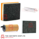 TO FIT BMW 118d F20 14-19 SERVICE FILTER KIT OIL AIR CARBON CABIN & FUEL FILTER