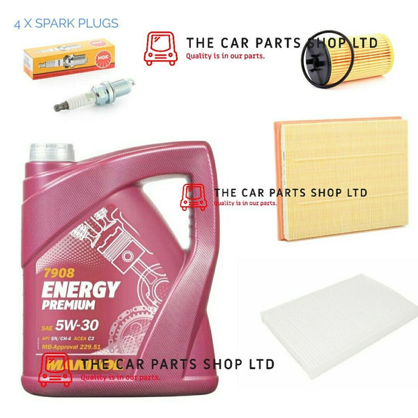 For Vauxhall Astra H 2004-2014 service kit OF AF CF OIL SP petrol