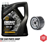 FITS DACIA DUSTER 1.6 16V 2010 ONWARD SERVICE KIT 5L 5W30 ENGINE OIL + FILTER