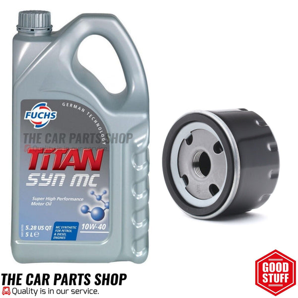 FITS NISSAN NOTE 1.5 DCI (E11) 03/06> SERVICE KIT 5L ENGINE OIL 10W40 + FILTER