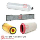 FITS BMW 2.0 118d E87 04-07 FULL SERVICE FILTER KIT AIR OIL FUEL & CARBON CABIN