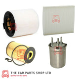 FOR AUDI A1 1.6 TDI SE SERVICE FILTER KIT OIL AIR FUEL CABIN