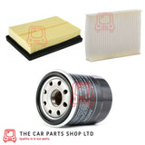 FITS TOYOTA AYGO, CITROEN C1 & PEUGEOT 107 SERVICE KIT OIL AIR AND CABIN FILTER