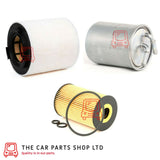 SERVICE FILTER KIT FOR AUDI A1 1.6 TDI S LINE OIL AIR + FUEL FILTER 3 FILTERS