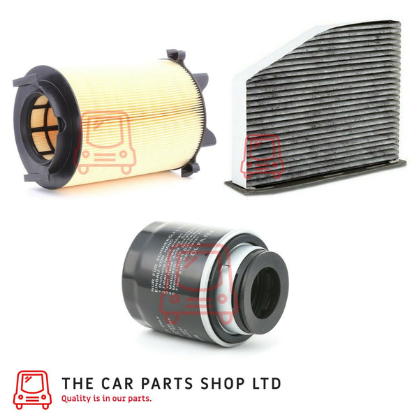 FOR SKODA OCTAVIA 1.2 PETROL SERVICE KIT OIL AIR CARBON POLLEN FILTER