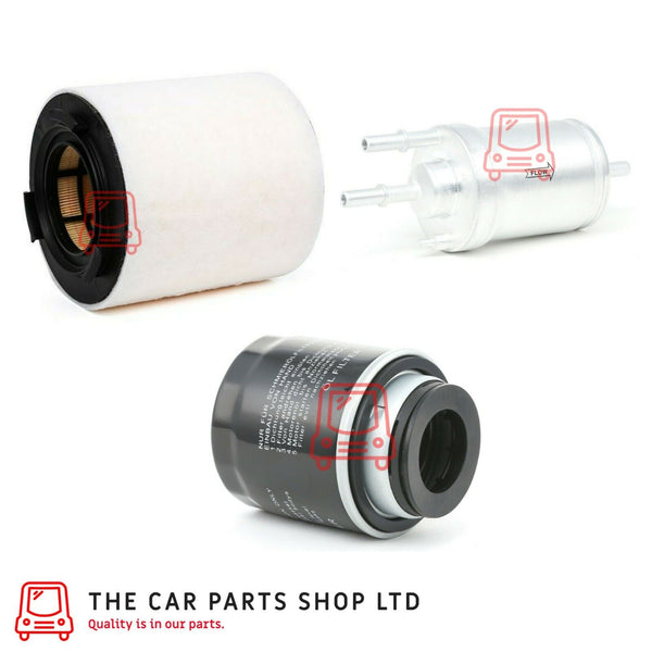 FITS AUDI A1 1.2 S LINE SERVICE FILTER KIT AIR OIL + FUEL FILTER