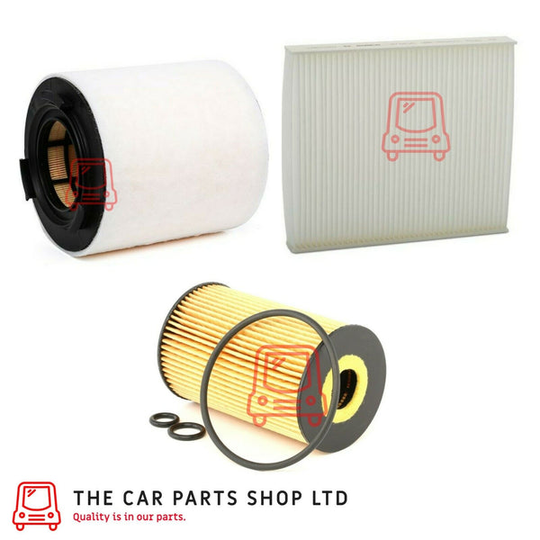 FOR AUDI A1 2.0 TDI BLACK EDITION SERVICE FILTER KIT CABIN AIR AND OIL FILTER