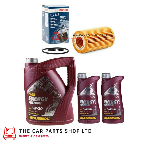 FOR MERCEDES A200 CDI 14-18 BOSCH SERVICE KIT 7L ENGINE OIL & OIL FILTER SET