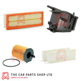 FOR CITROEN C4 1.6 GRAND PICCASO SERVICE KIT OIL AIR CABIN AND FUEL FILTER