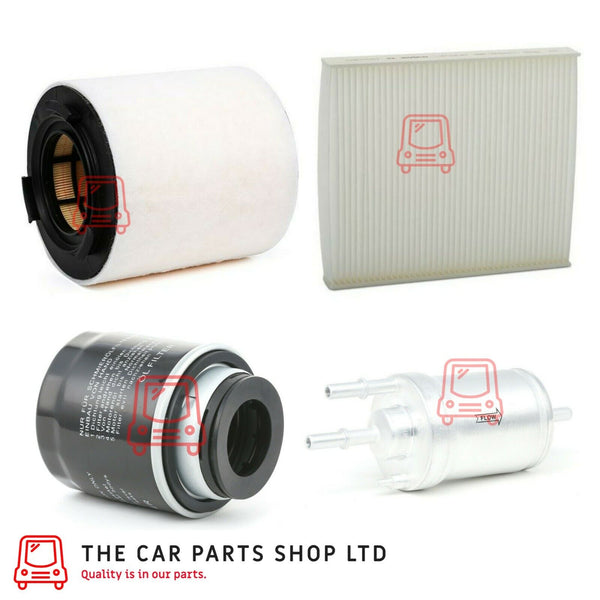 FITS AUDI A1 1.2 S LINE FULL SERVICE FILTER KIT CABIN FUEL AIR OIL FILTER