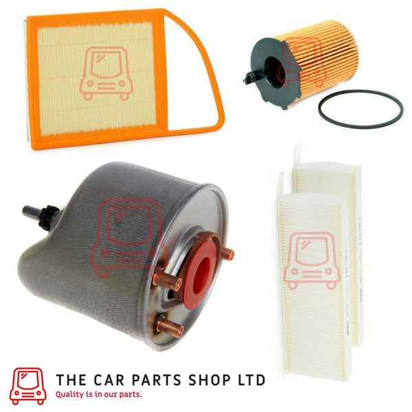 FOR PEUGOET PARTNER 1.6 FULL SERVICE KIT OIL AIR FUEL CABIN FILTER