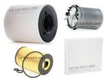 FULL SERVICE FILTER KIT FOR AUDI A1 1.6 TDI S LINE OIL AIR FUEL CARBON CABIN NEW