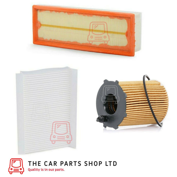 FOR PEUGEOT 308 1.6 HDI SERVICE KIT OIL AIR & CABIN FILTER