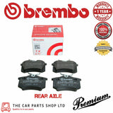 GENUINE REAR BREMBO BRAKE PADS FITS AUDI A3 LIMOUSINE 1.2 TFSI 2016-2018 PREMIUM