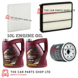 FOR LANDCRUISER PRADO 3.0 D-4D 02-10 10L ENGINE OIL & CABIN AIR OIL NEW