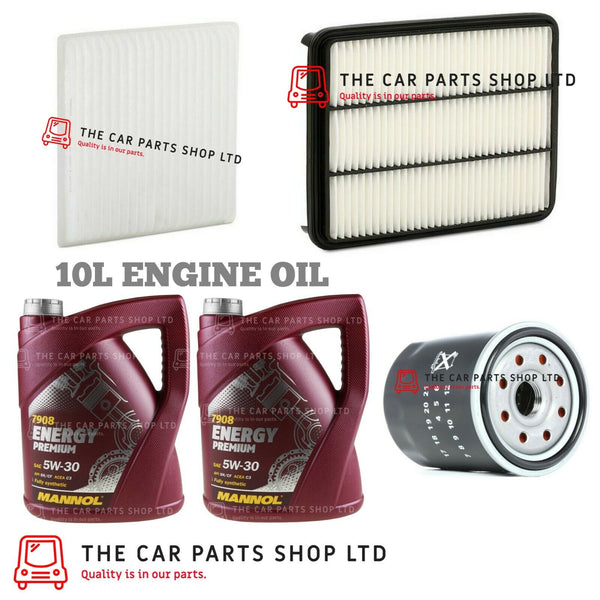FOR LANDCRUISER PRADO 3.0 D-4D 02-10 10L ENGINE OIL & CABIN AIR OIL NEW
