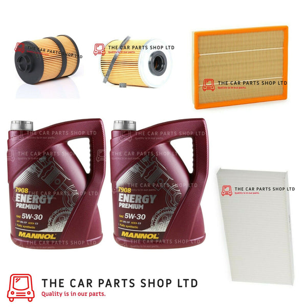 FOR VAUXHALL VECTRA MK2 3.0 DIESEL SERVICE KIT 10L OIL & OIL AIR POLLEN FUEL