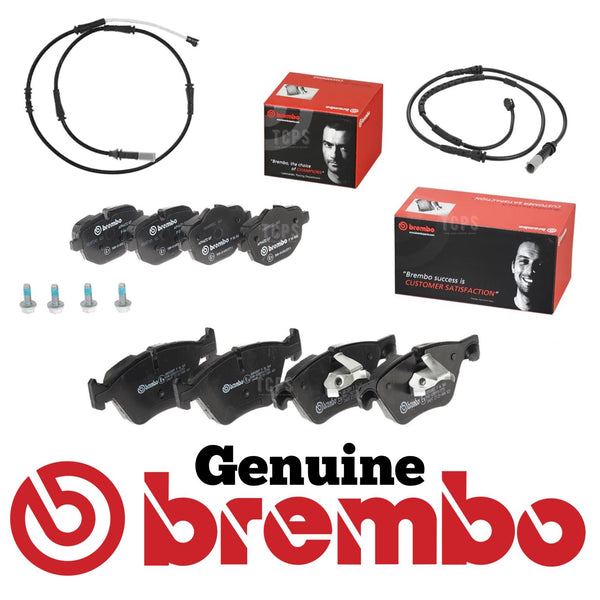 FOR BMW F10 520D 06/10-10/16 FRONT AND REAR BREMBO PADS NEW BRAKE PADS PREMIUM
