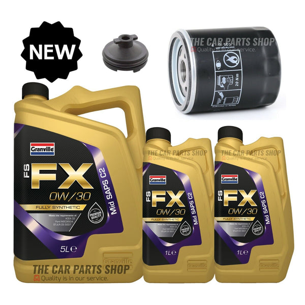 FOR FORD C-MAX MK2 2.0 TDCI 09/10> SERVICE KIT 7L 0W30 + OIL FILTER