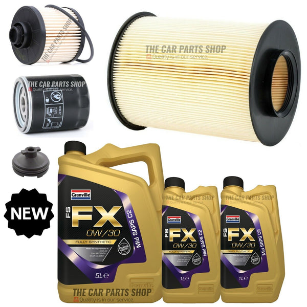 FOR FORD C-MAX MK2 2.0 TDCI 09/10> SERVICE KIT 7L ENGINE OIL + AIR OIL FUEL NEW