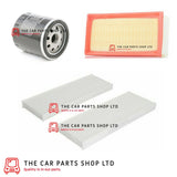 FOR PEUGEOT 308 MK2 1.2 13-18 SERVICE FILTER KIT OIL, AIR & POLLEN FILTER KIT