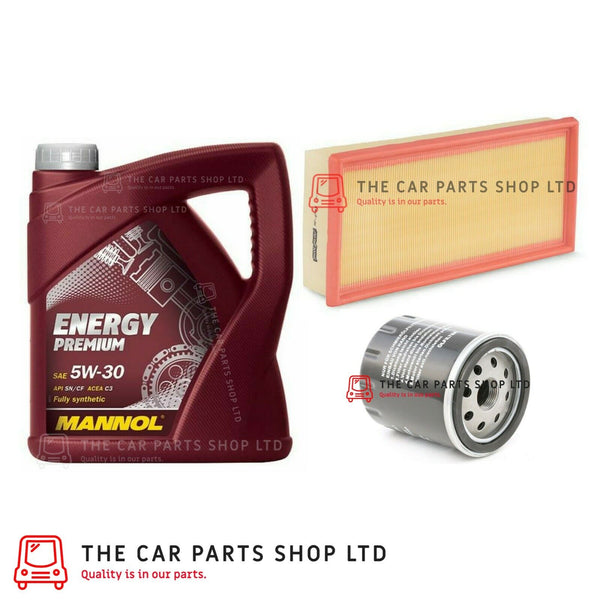 FOR PEUGEOT 406 2.0 16V PETROL 00-04 SERVICE KIT 5L 5W30 OIL + 2 FILTERS