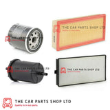 FOR PEUGEOT 406 2.0 16V PETROL 00-04 COMPLETE SERVICE FILTER KIT NEW