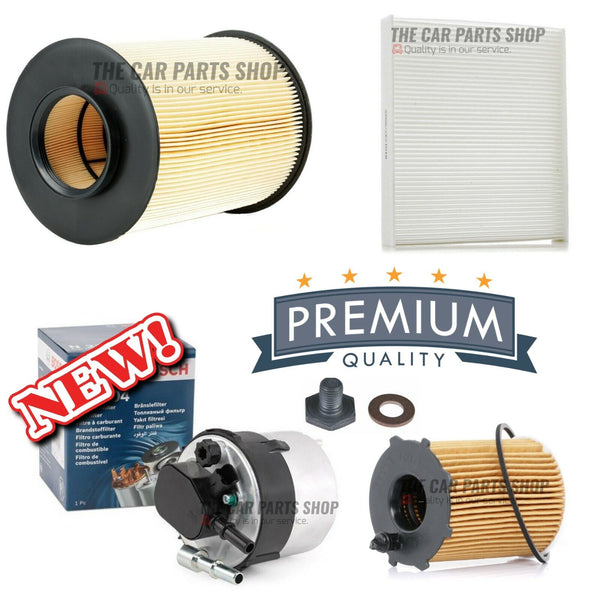FOR FORD C-MAX 1.8 TDI 2007> SERVICE FILTERS KIT OIL AIR CABIN FUEL FILTER NEW