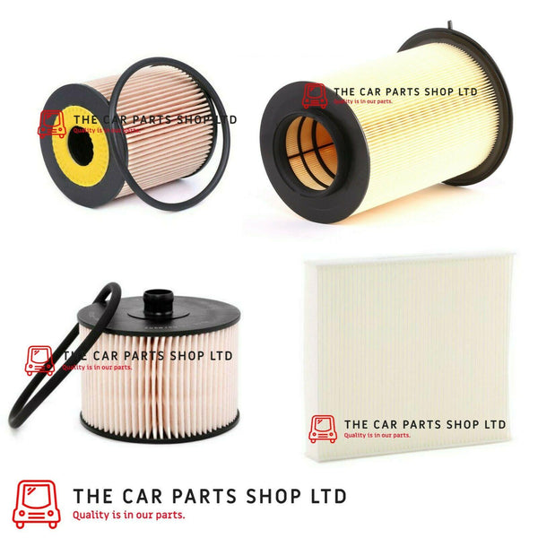FITS FORD C-MAX 2.0 TDCI 2007-2010 SERVICE FILTERS KIT OIL AIR CABIN FUEL FILTER
