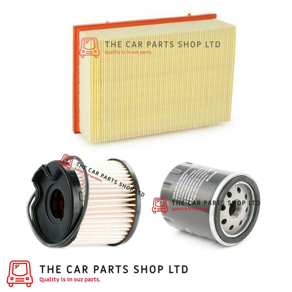 FOR PEUGEOT 307 2.0 HDI 2000-2007 SERVICE FILTER KIT AIR + FUEL & OIL FILTER