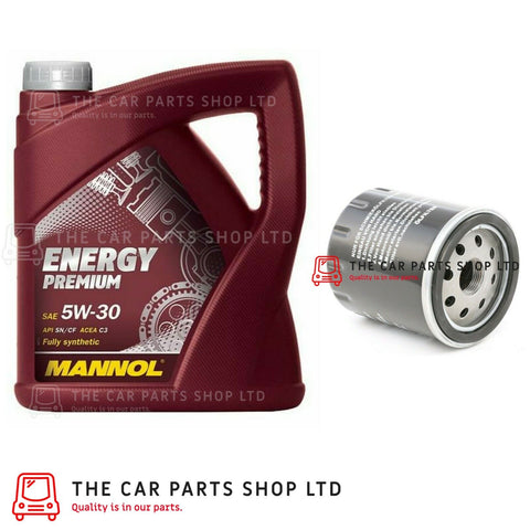FOR PEUGEOT 307 2.0 PETROL 02-09 SERVICE KIT 5L 5W30 ENGINE OIL & OIL FILTER