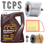 FITS PEUGEOT 308 MK2 1.6 HDI SERVICE KIT 5L 7908 5W30 + AIR OIL FUEL NEW