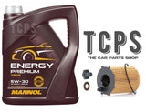 TO FIT PEUGEOT 508 1.6 HDI 11.2010+ SERVICE KIT 5L ENGINE OIL & OIL FILTER NEW