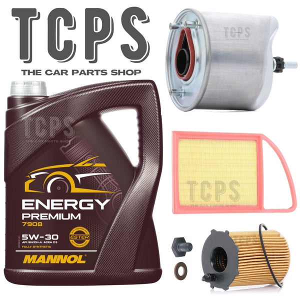 TO FIT PEUGEOT 508 1.6 HDI 11.2010> SERVICE KIT 5L 5W30 OIL & AIR OIL AND FUEL
