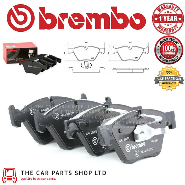 FITS BMW 5 SERIES 525D TOURING 10-11 FRONT BREMBO BRAKE PADS GENUINE
