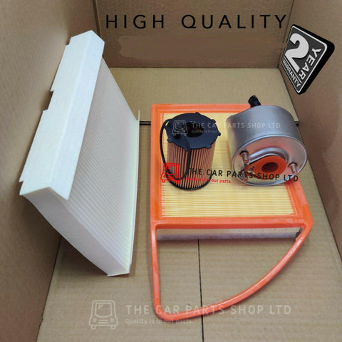 FOR PEUGEOT 5008 1.6 HDI 2009> SERVICE FILTER KIT AIR OIL FUEL CABIN ONLY