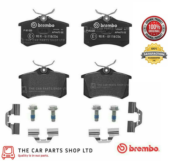 COMPATIBLE WITH VW GOLF MK4 1.8 1.9 97-05 REAR AXLE GENUINE BREMBO BRAKE PADS