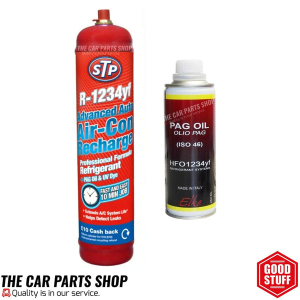 HFO1234yf Pag46 Oil - 250ml & R-1234yf Advanced Auto Air-Con Recharge - 532ml
