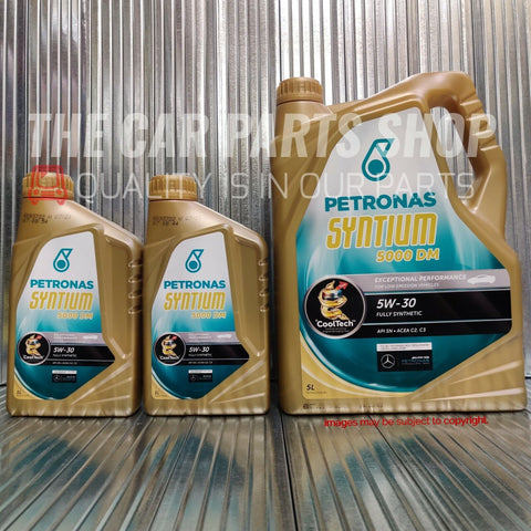 FULLY SYNTHETIC PETRONAS SYNTIUM LONGLIFE 5W30 ENGINE OIL 7 LITRES