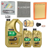 FOR BMW Z4 2.5i ROADSTER E85 FULL SERVICE KIT 7L TECHNOLUBE + ALL FILTERS + PLUG