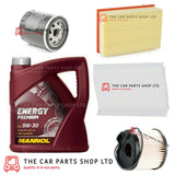 FITS PEUGEOT 307 2.0 HDI 2000-2007 SERVICE KIT 5L OIL + AIR OIL FUEL CABIN